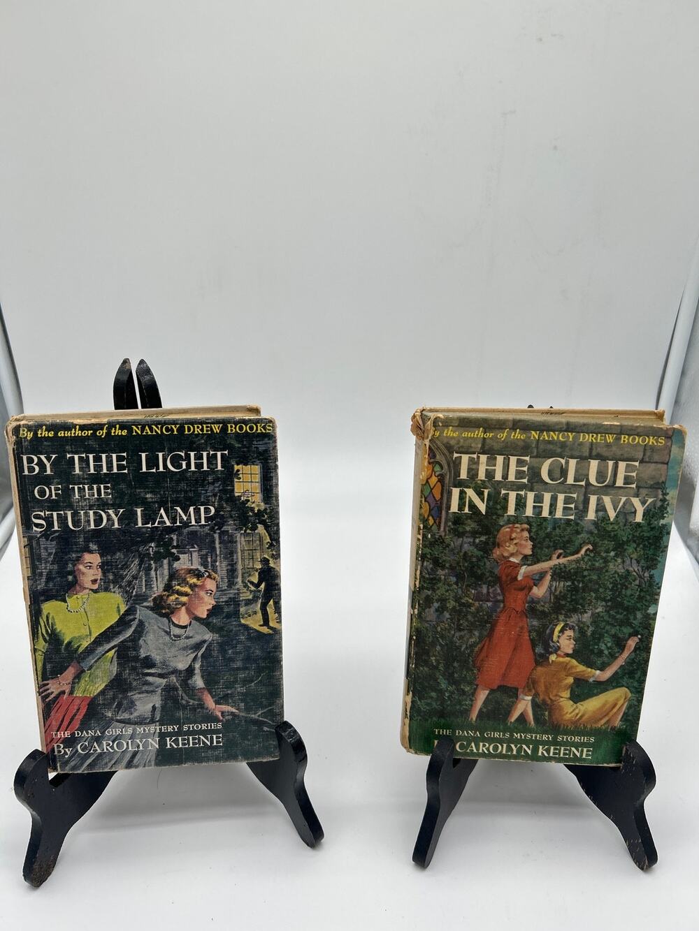 Vintage Dana Girls Mystery Books Lot 2 Carolyn Keene HC Grosset & Dunlap AS IS